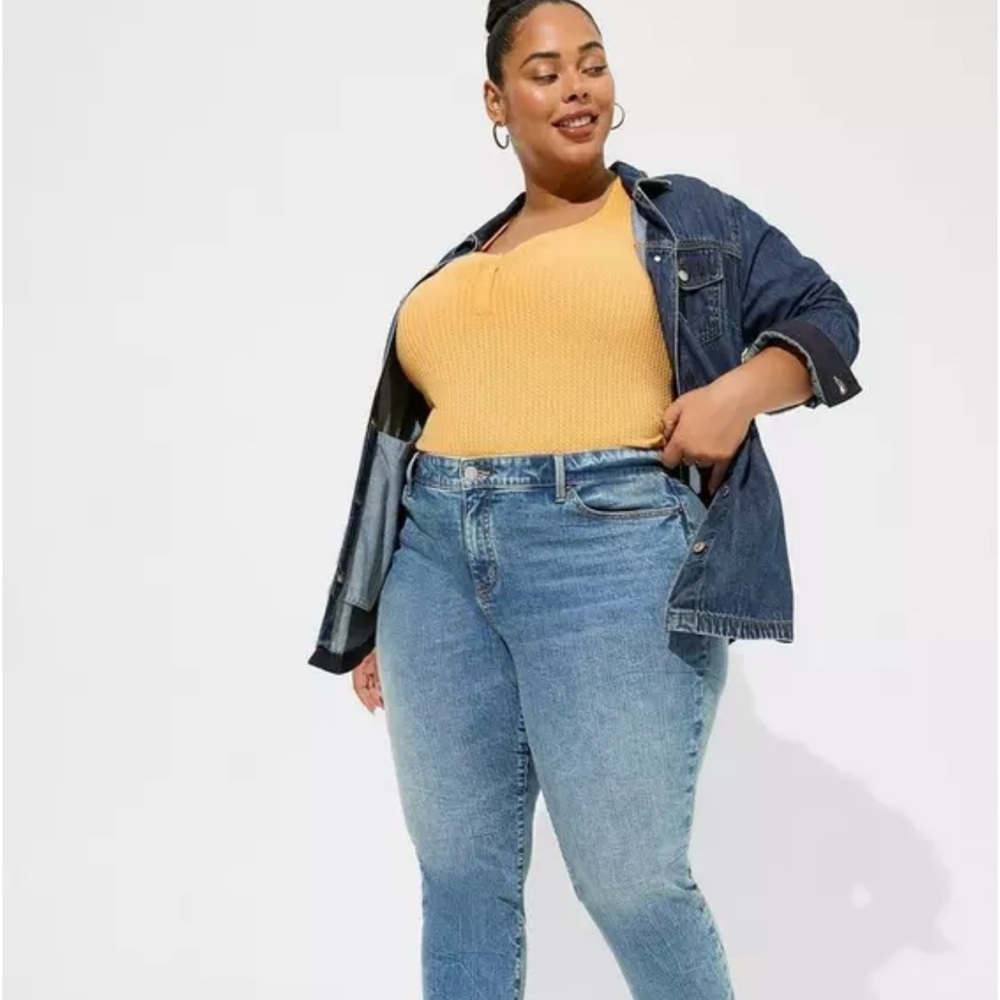 Torrid Perfect Skinny Ankle Vintage Stretch Mid-Rise Jeans – Size 16S #1